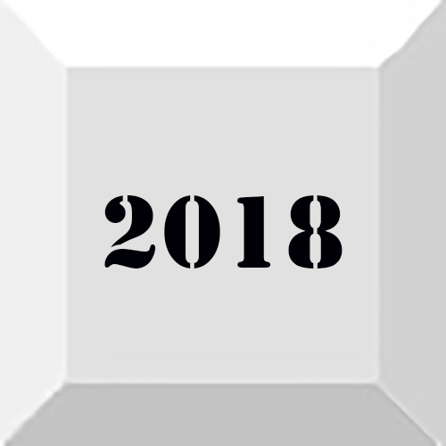 year button showing 2018