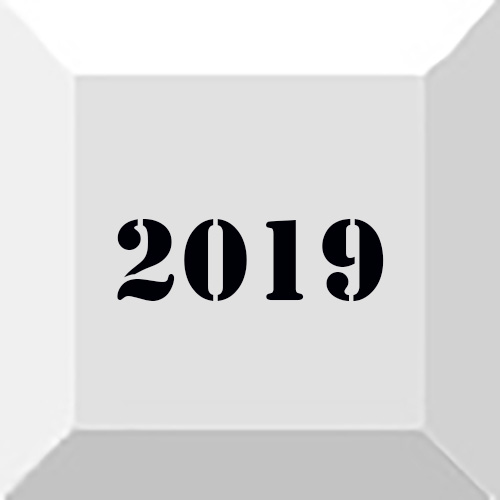 year button showing 2019