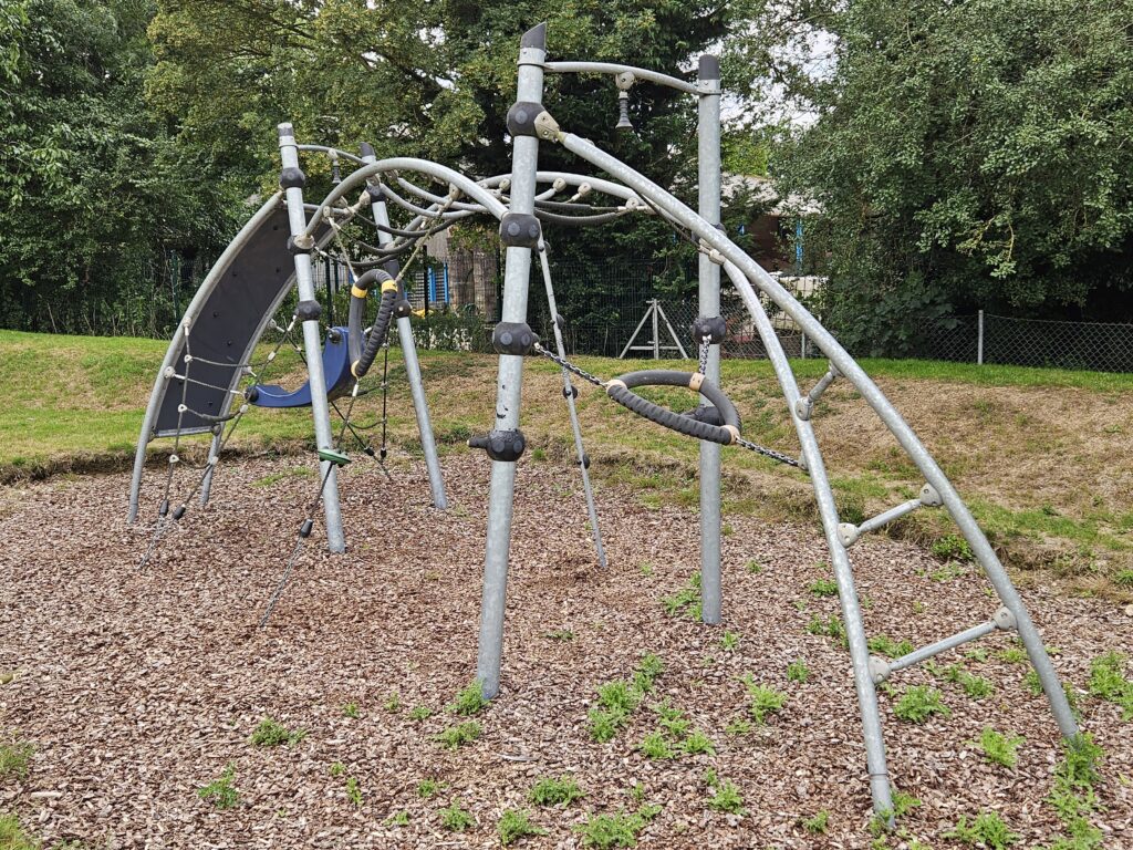 Climbing Frame within the Wetheringsett Play Area