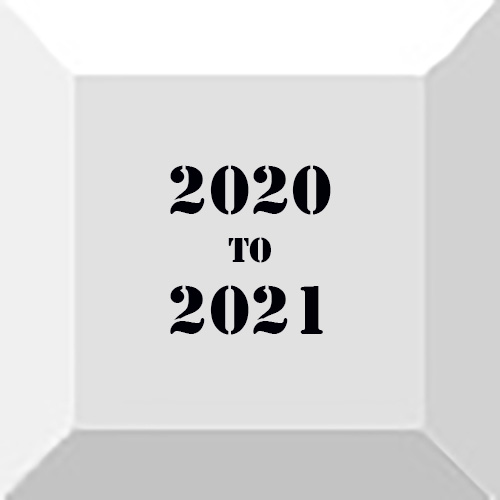 Grey Button with years 2020 to 2021 shown
